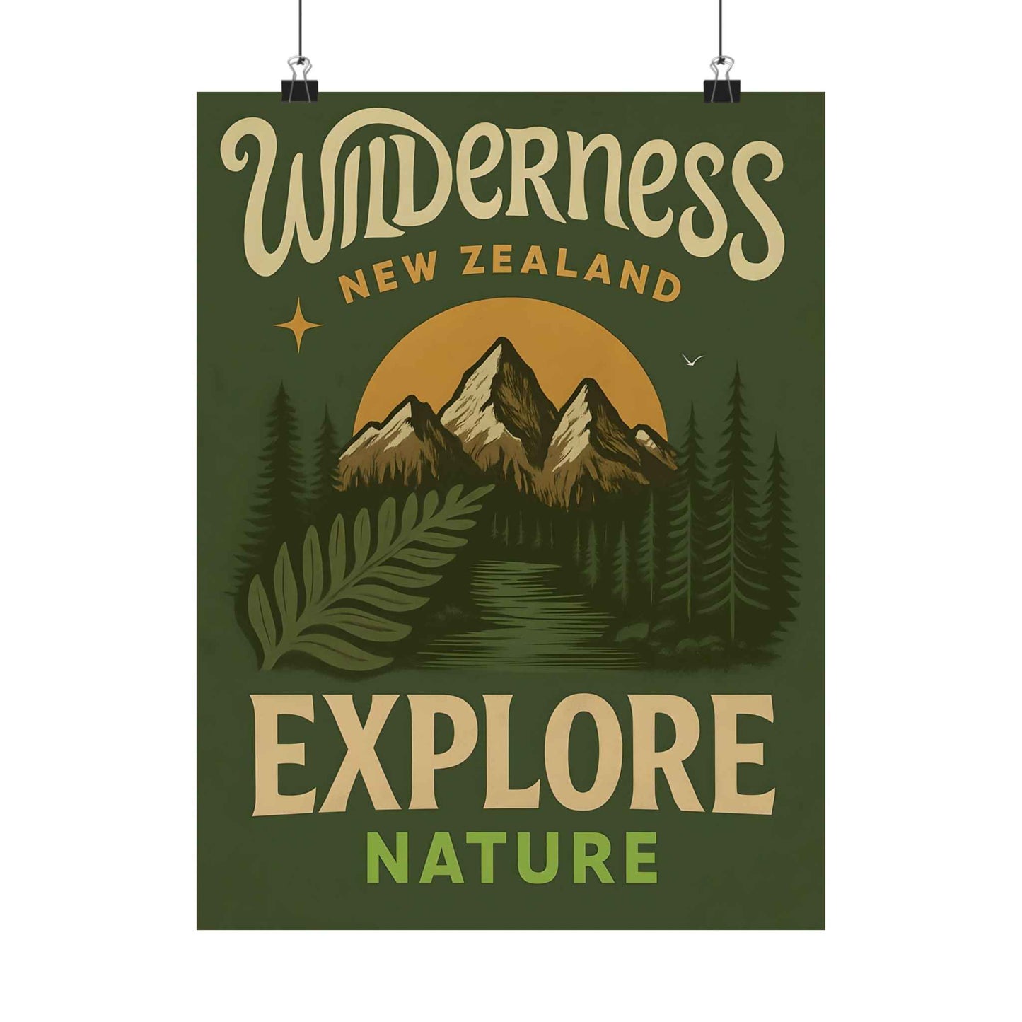 Nature Explorer Matte Posters 12" x 16" Matte