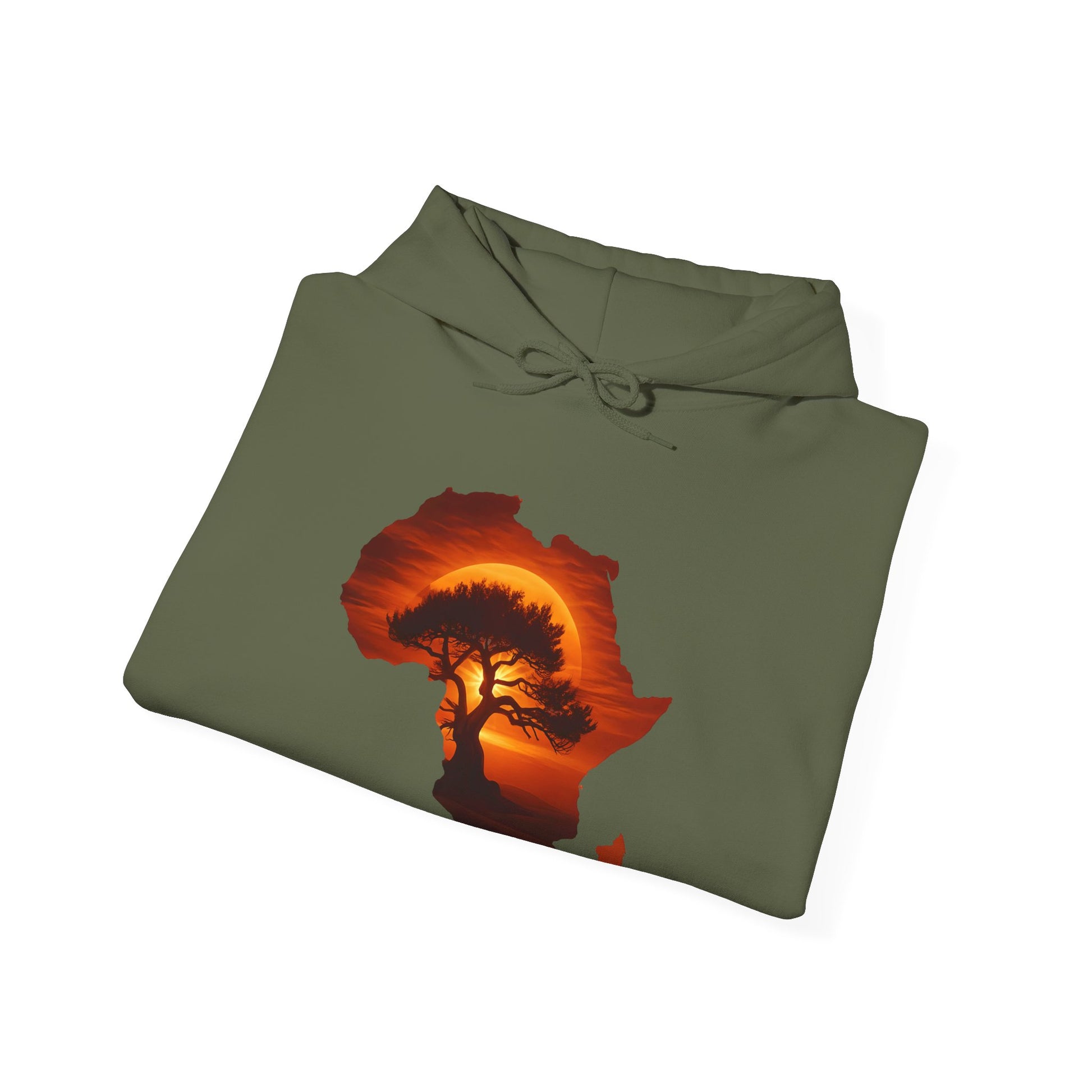 Africa Map Sunset Hoodie