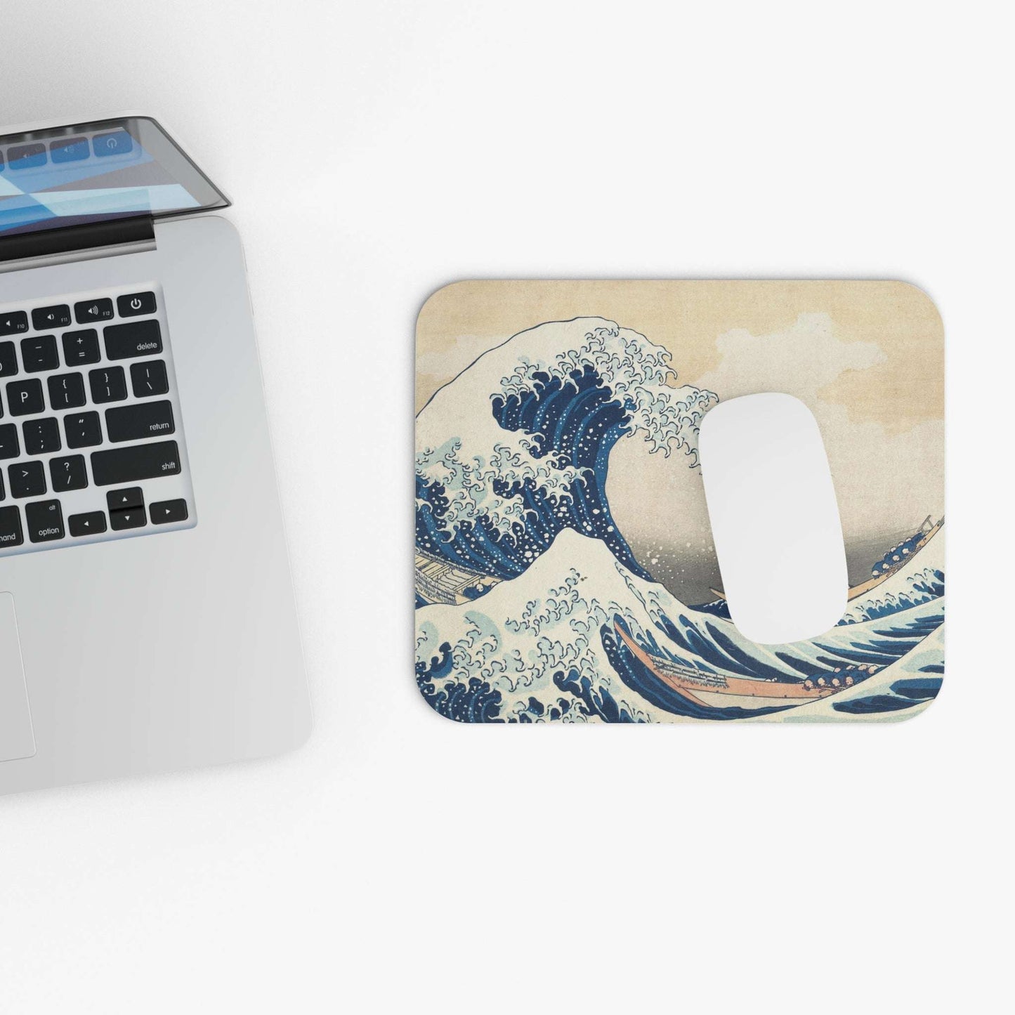 Japanese Wave Art Mouse Pad