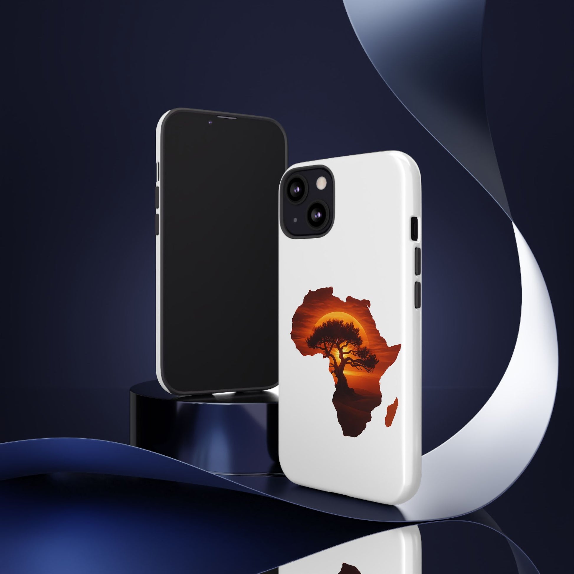 Unique Africa Map Sunset Phone Case