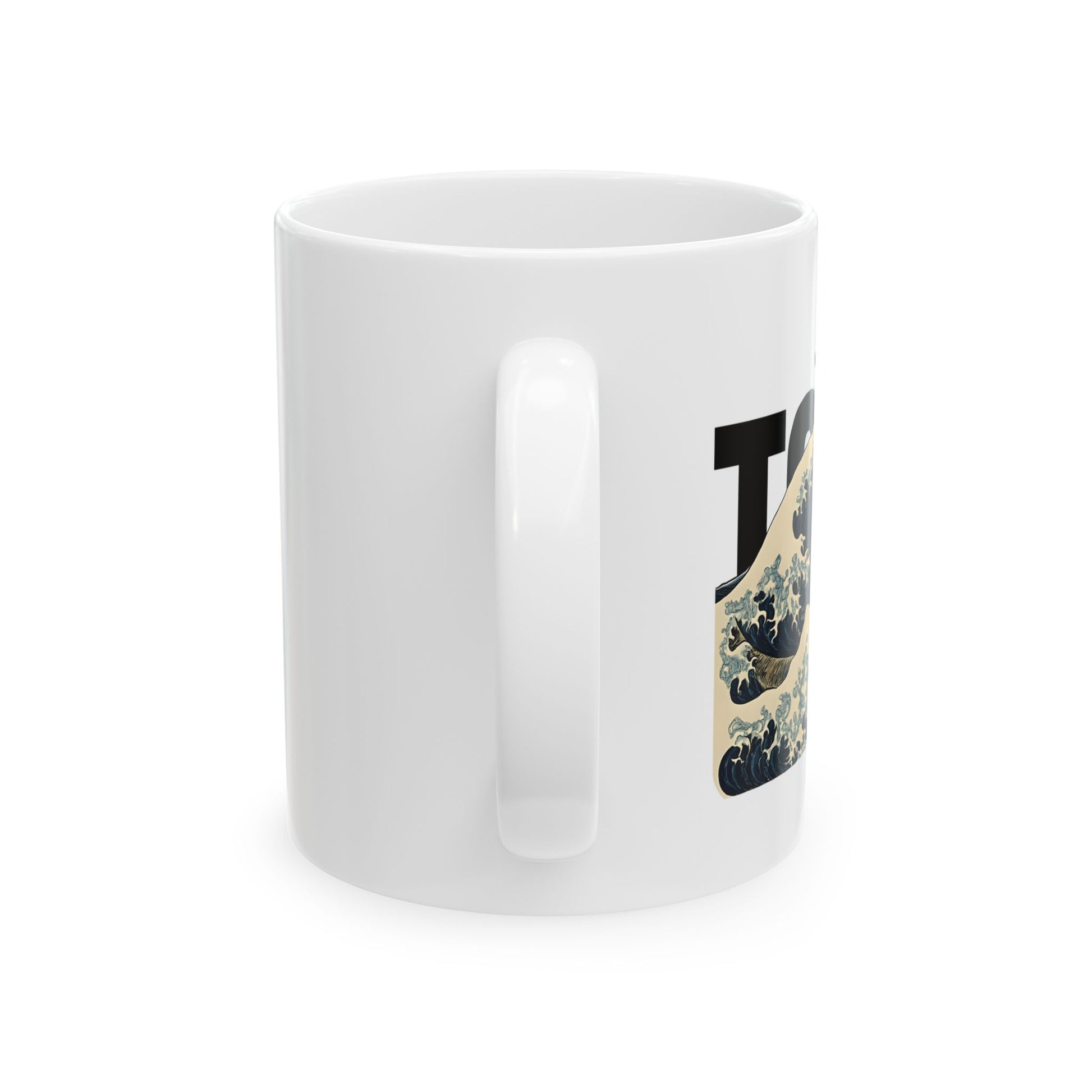 Tokyo Japan Ocean Wave Ceramic Mug