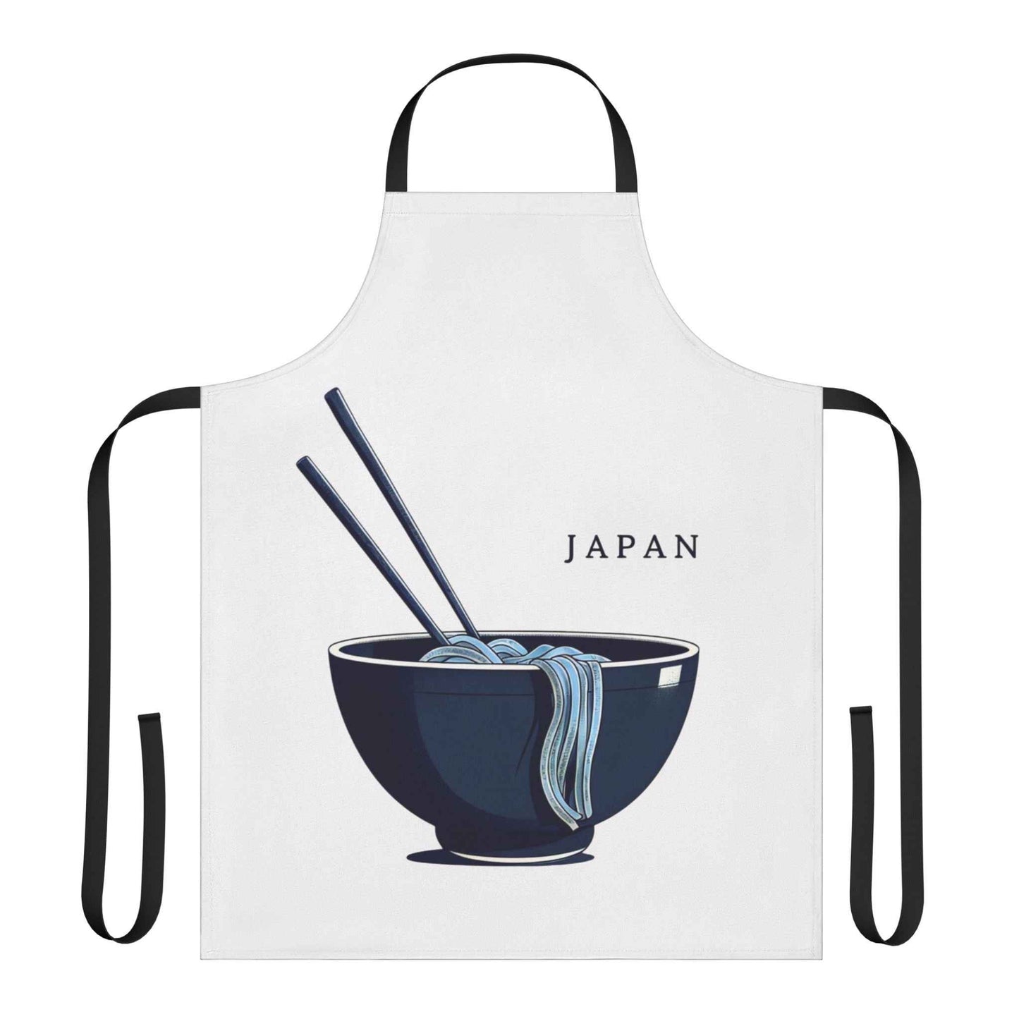 Japanese Inspired Cooking Apron One size Black