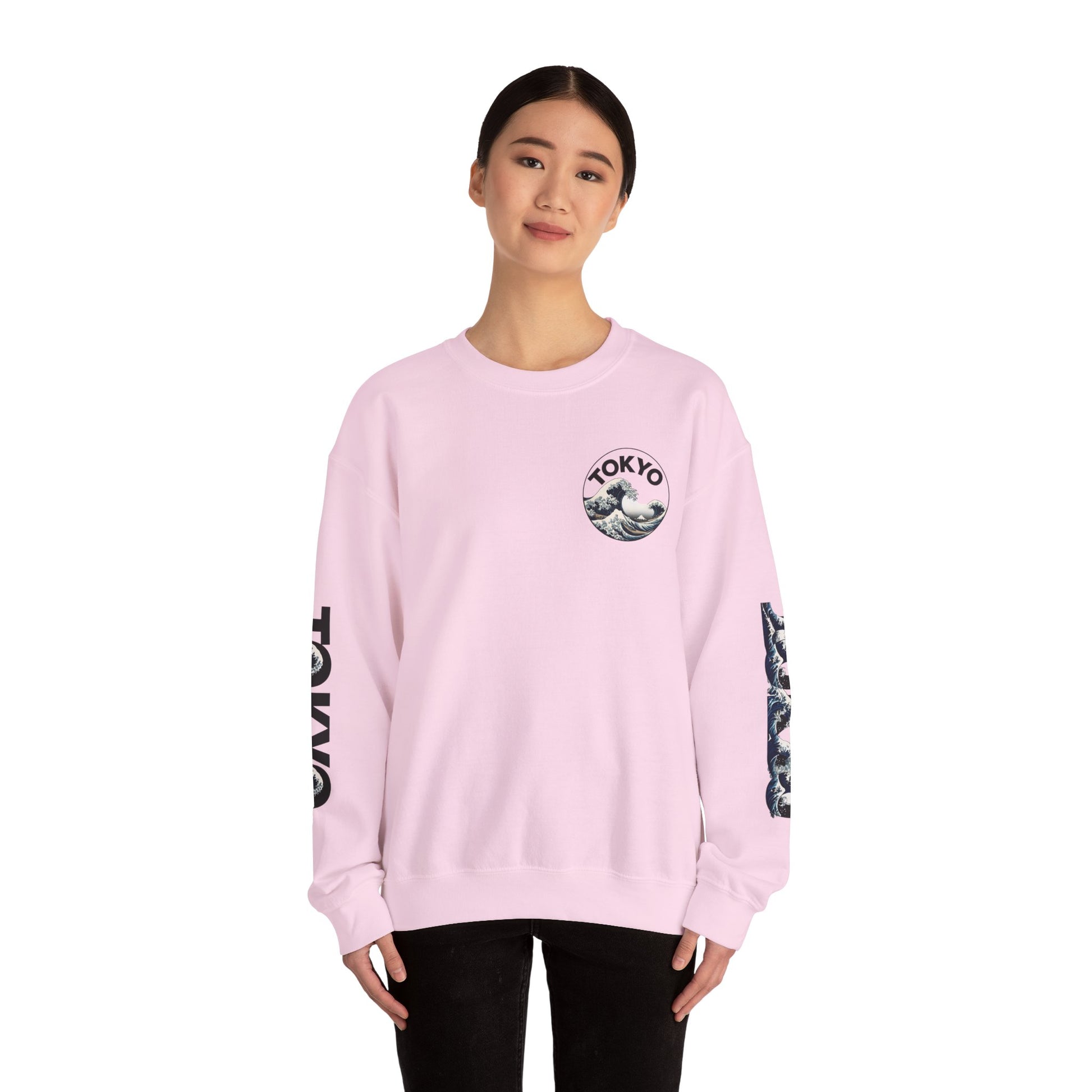 Tokyo Wave Unisex Heavy Blend Crewneck Sweatshirt