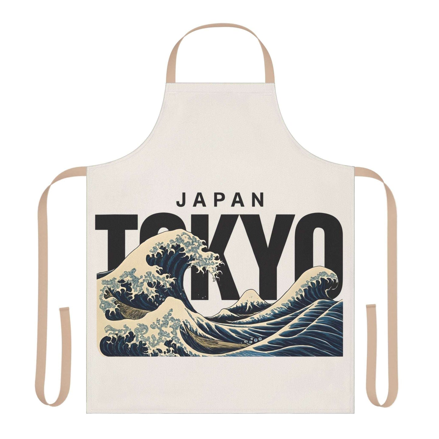 Tokyo Wave Apron One size Beige