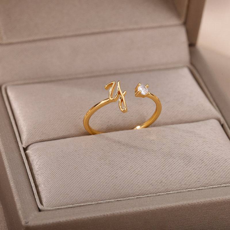 26 Letter Creative Finger Ring