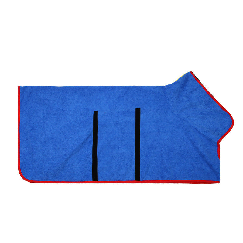 Pet Bathrobe for Dogs Blue XS code for 4-7kg pets