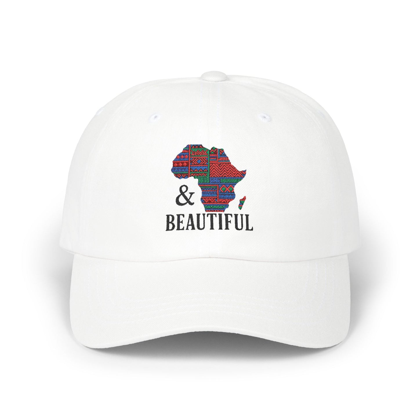 Stylish Africa Map Dad Cap White One size