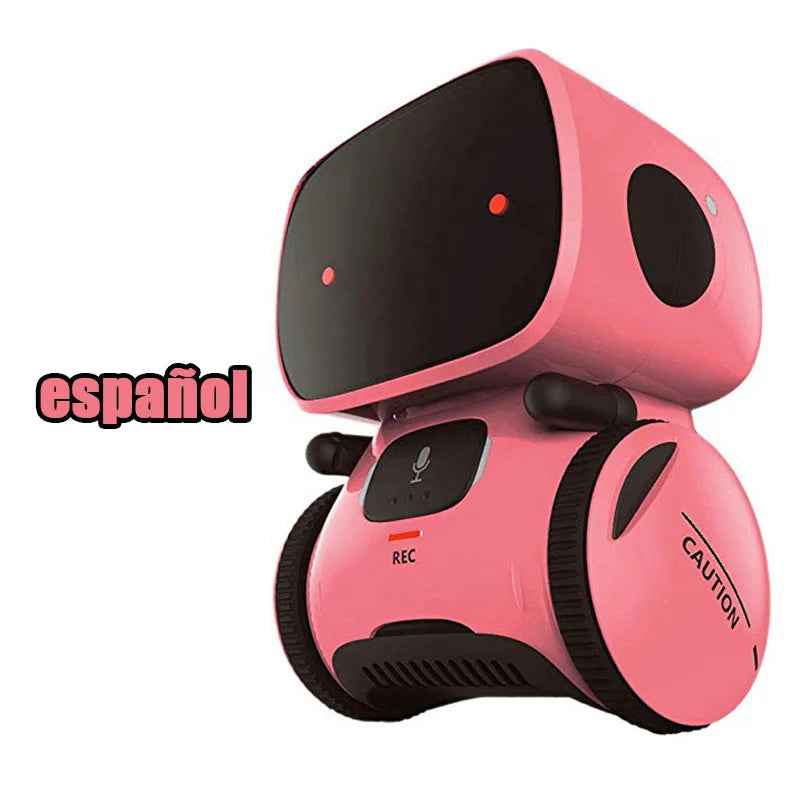 Interactive Voice-Controlled Smart Robot Spain Pink