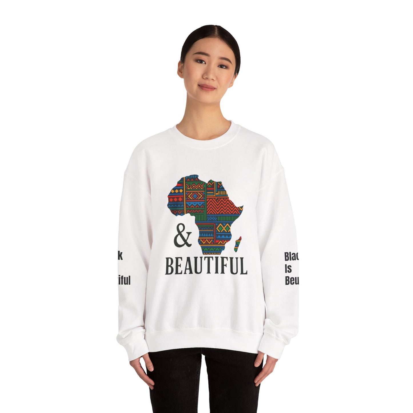 Black and Beautiful Crewneck Sweatshirt