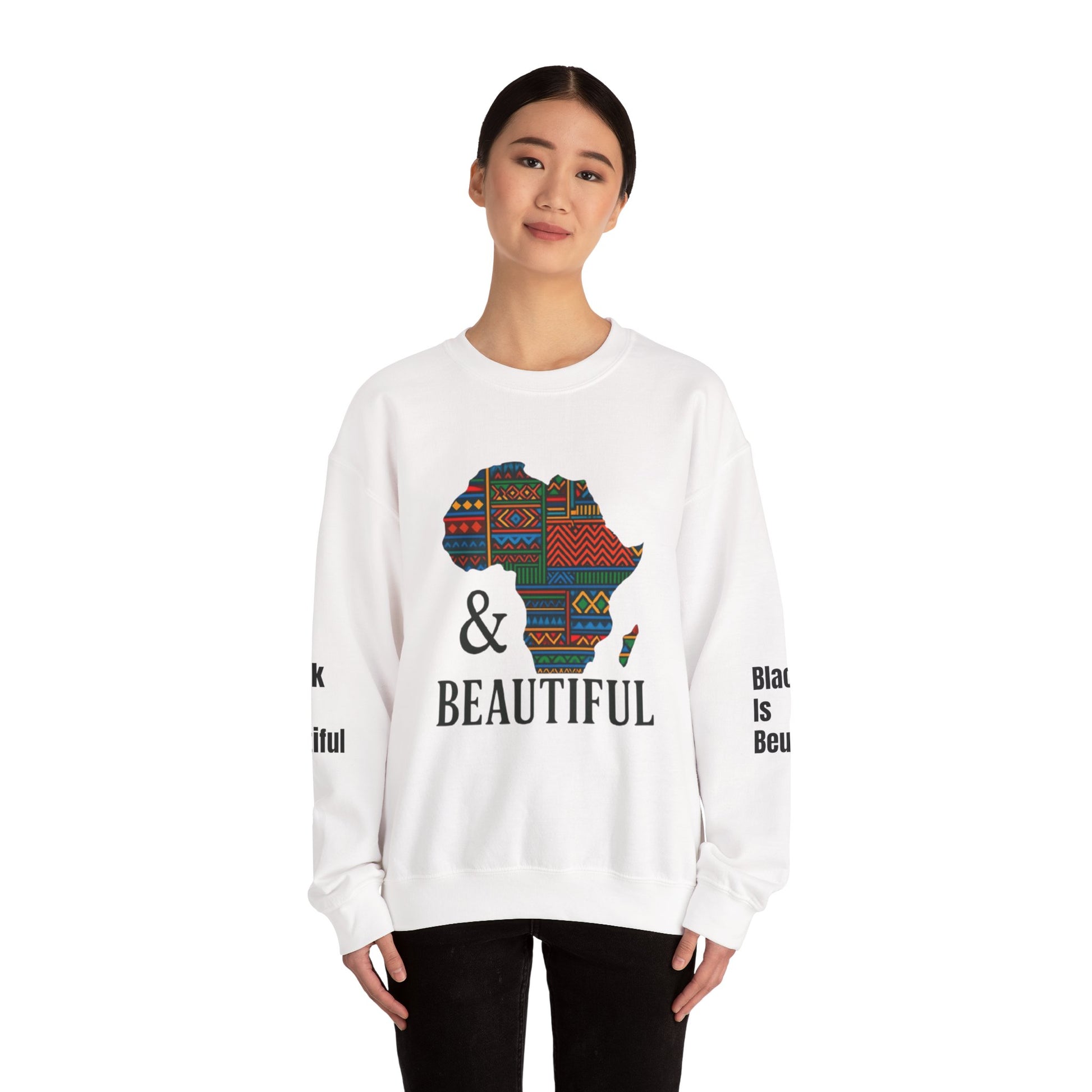 Black and Beautiful Crewneck Sweatshirt