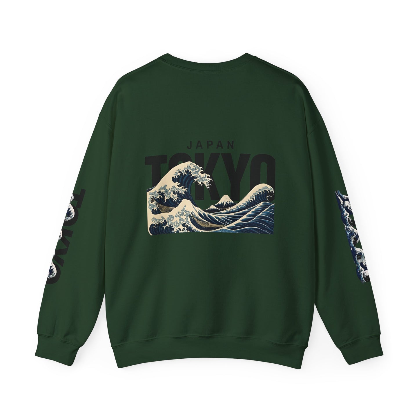 Tokyo Wave Unisex Heavy Blend Crewneck Sweatshirt