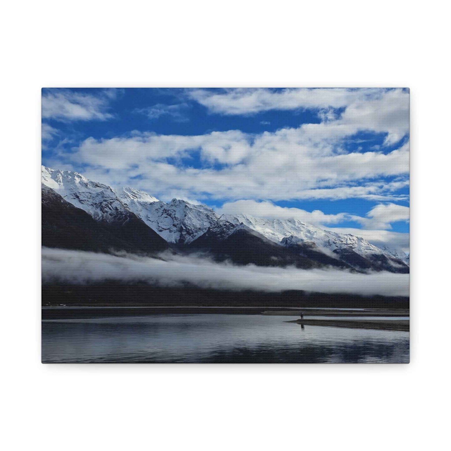 Canvas Print Glenorchy New Zealand Wall Art Matte 12" x 9" (Horizontal) 1.25"