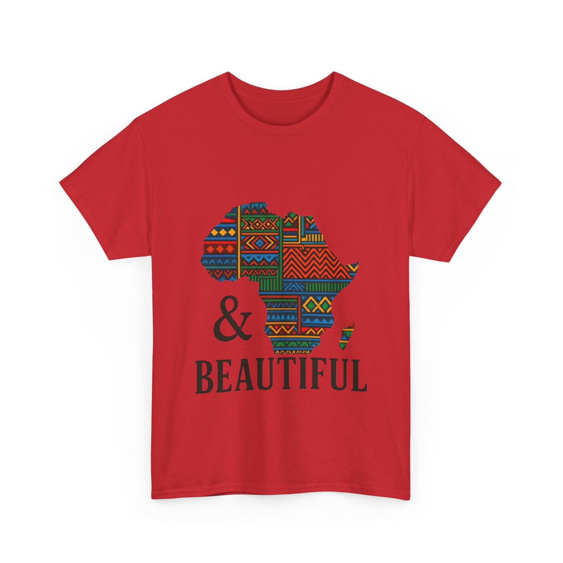 African Map Unisex Cotton T-Shirt