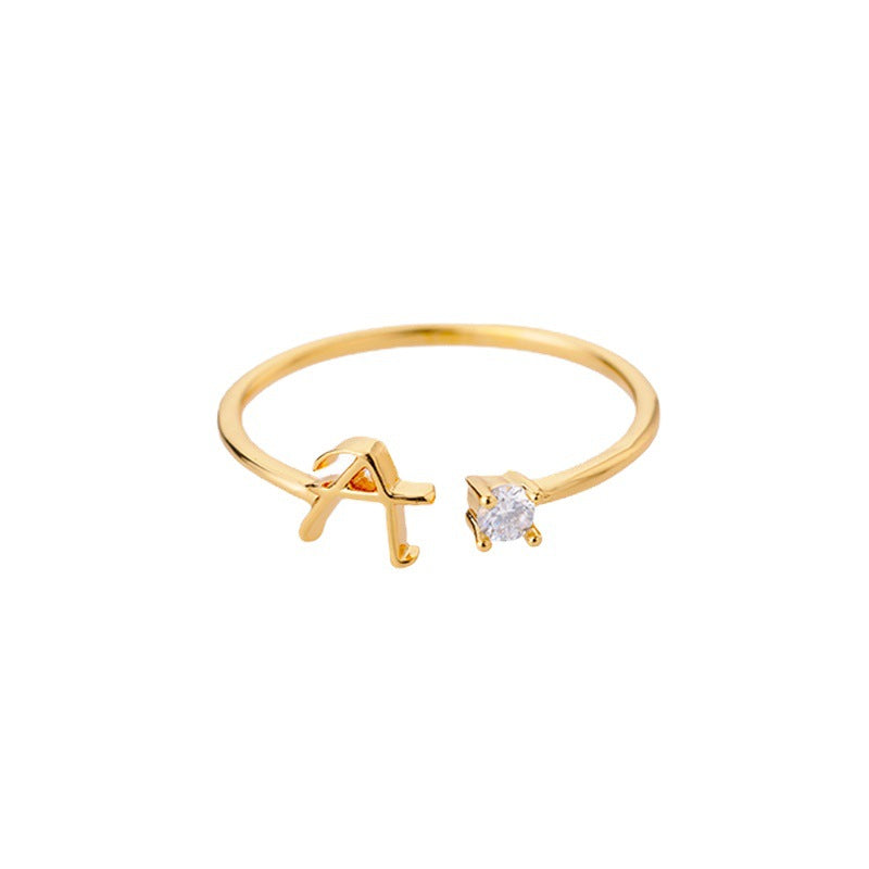 26 Letter Creative Finger Ring