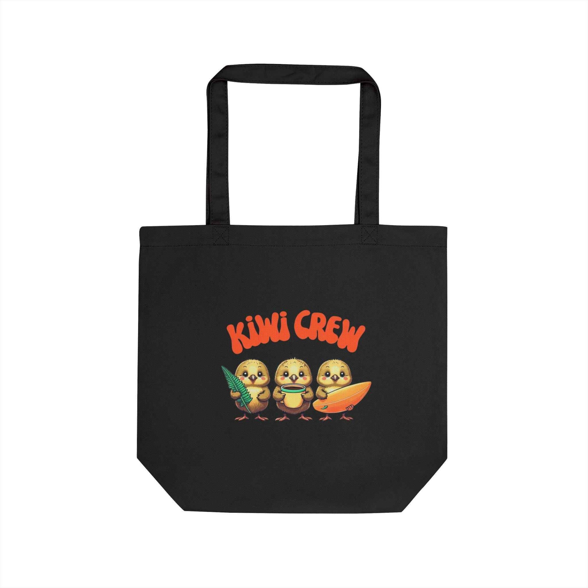 Eco-Friendly Kiwi Crew Tote Bag One size Black