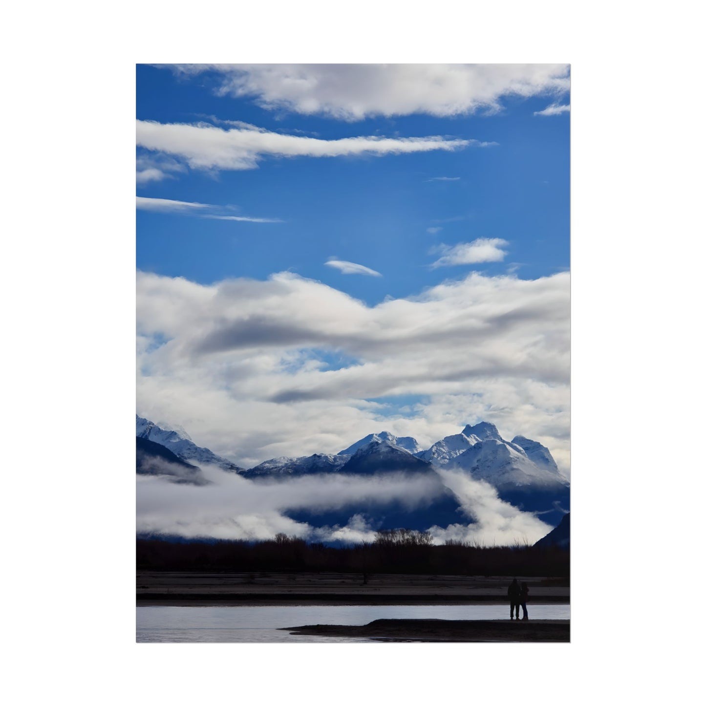 Glenorchy Serene Landscape Print 18″ x 24″ (Vertical) Matte
