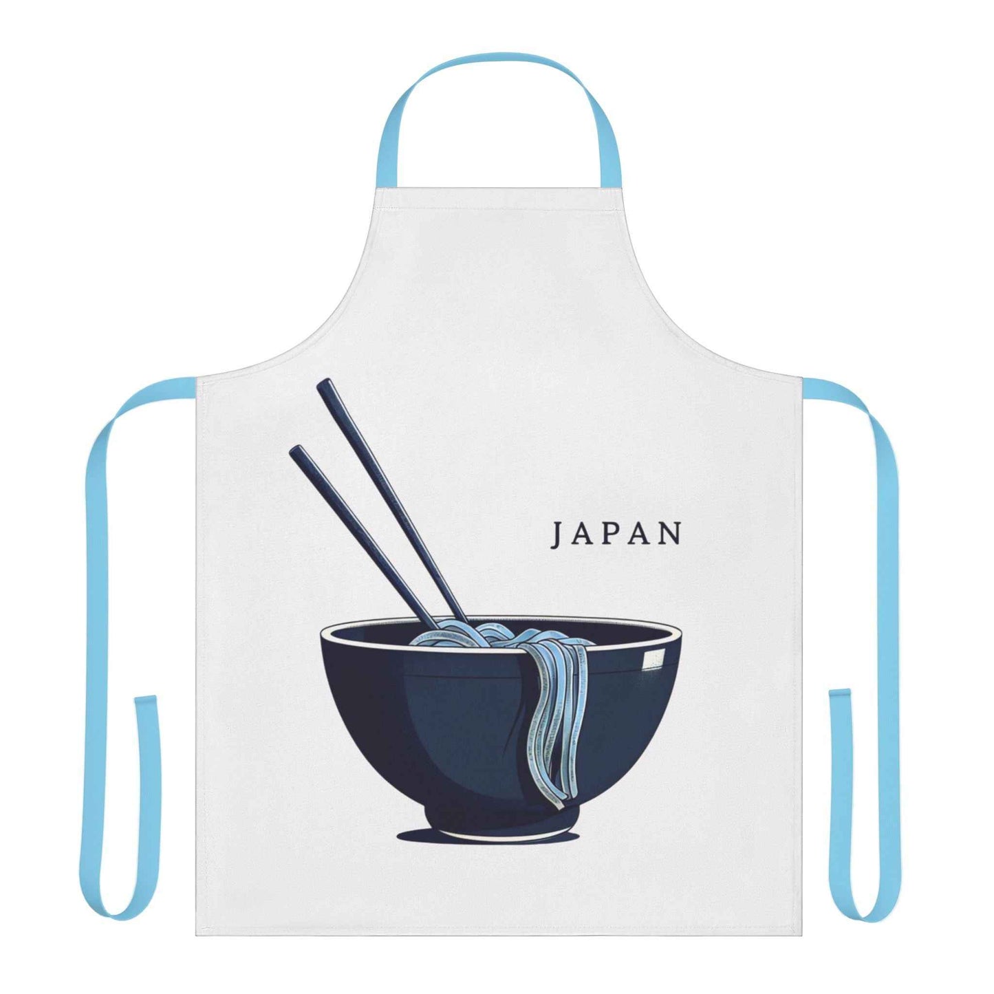 Japanese Inspired Cooking Apron One size Blue