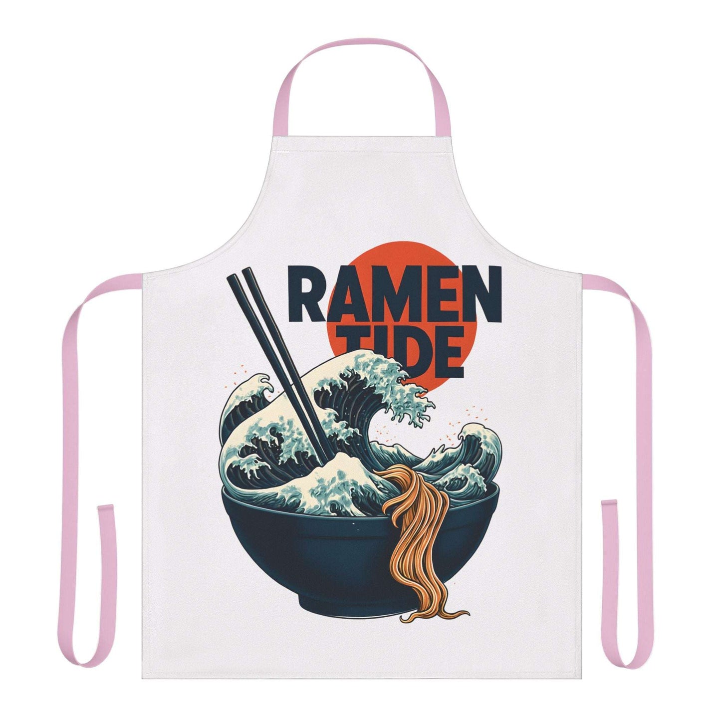 Ramen Tide Apron One size Pink