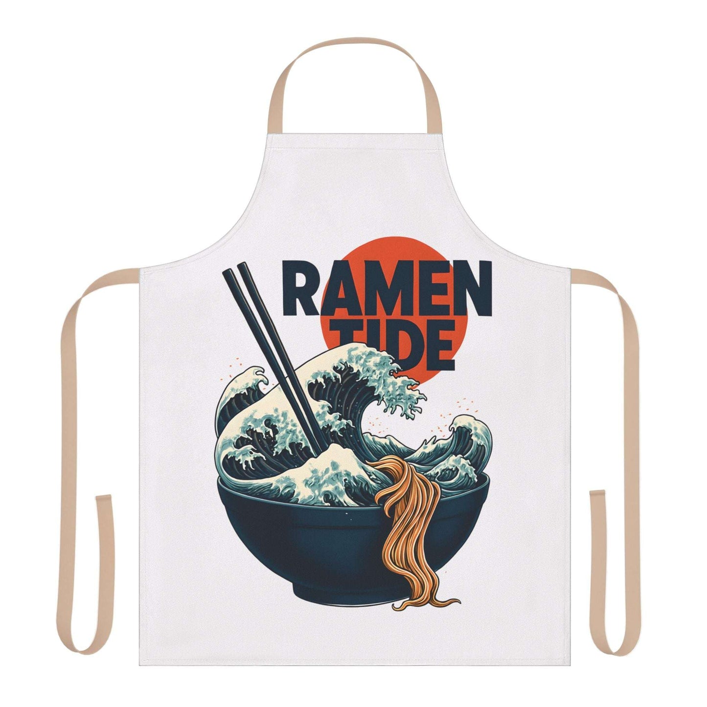 Ramen Tide Apron One size Beige