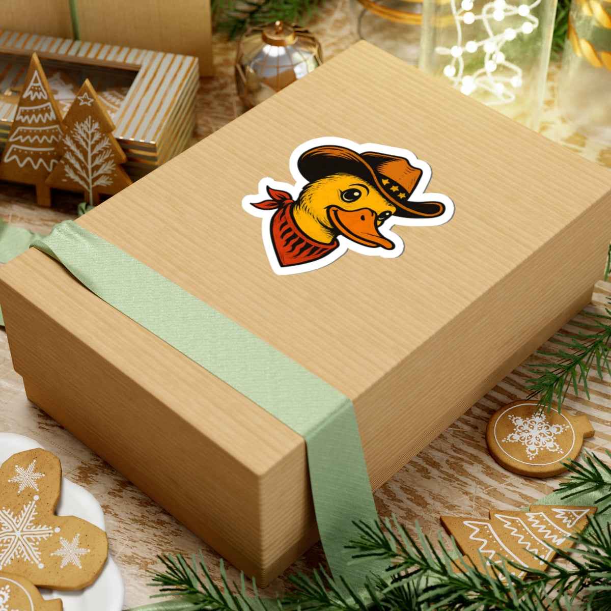 Cowboy Duck Stickers