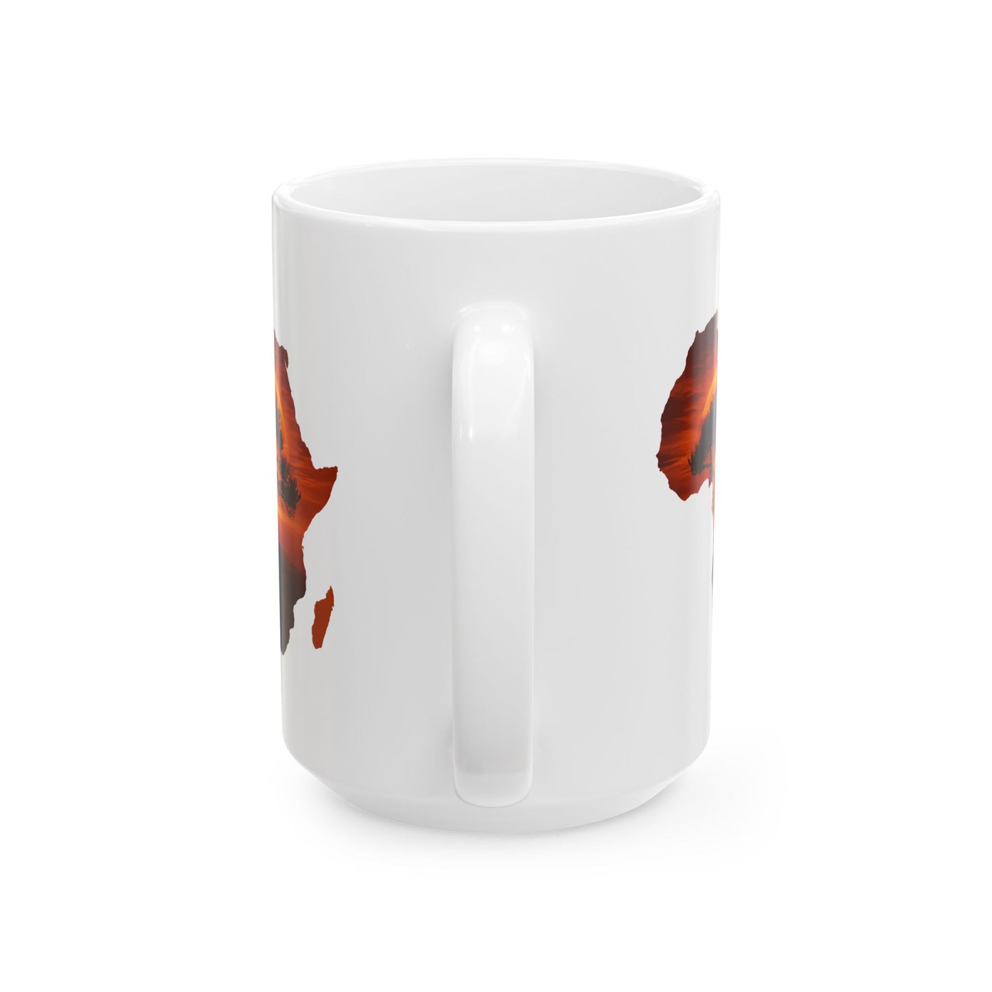 Unique Africa Map Mug