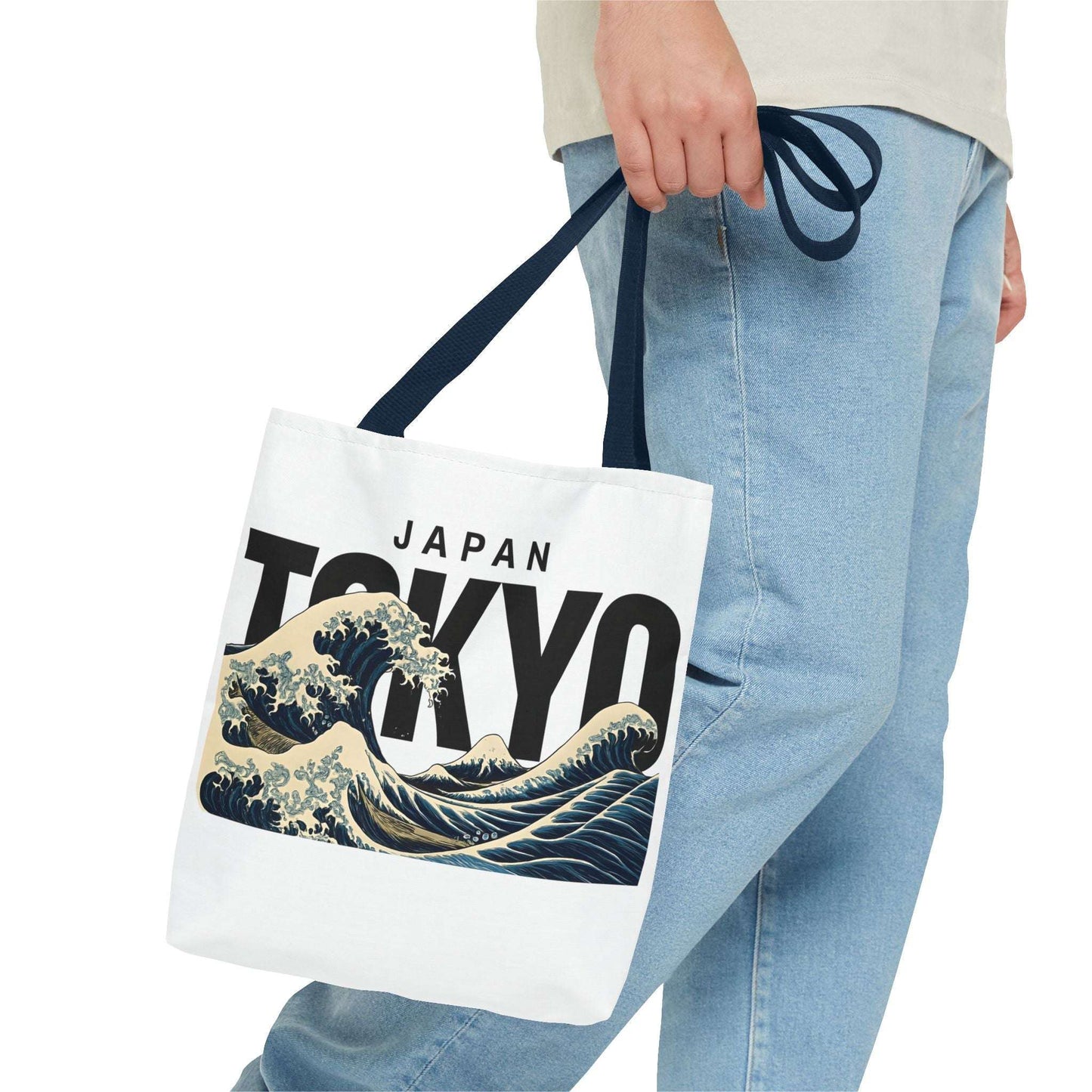 Japan Tokyo Wave Tote Bag