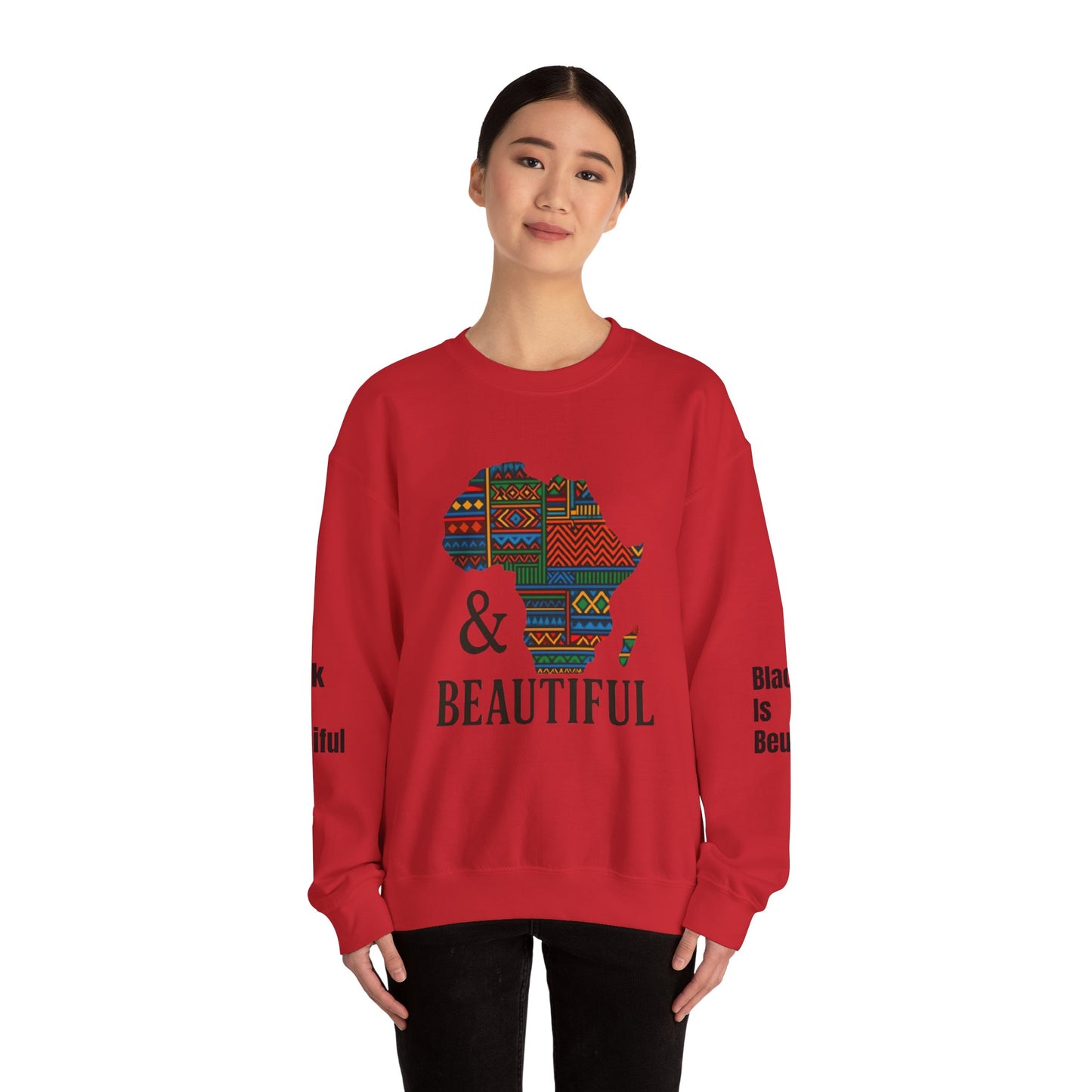 Black and Beautiful Crewneck Sweatshirt