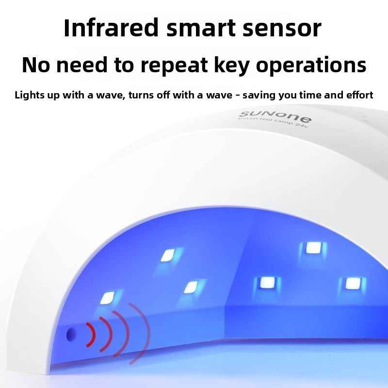 Nail lighting therapy machine