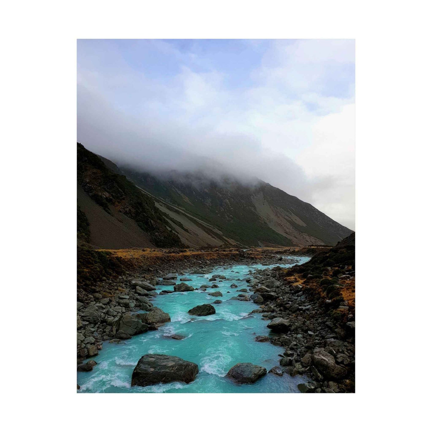 Vibrant Flow of the Hooker River