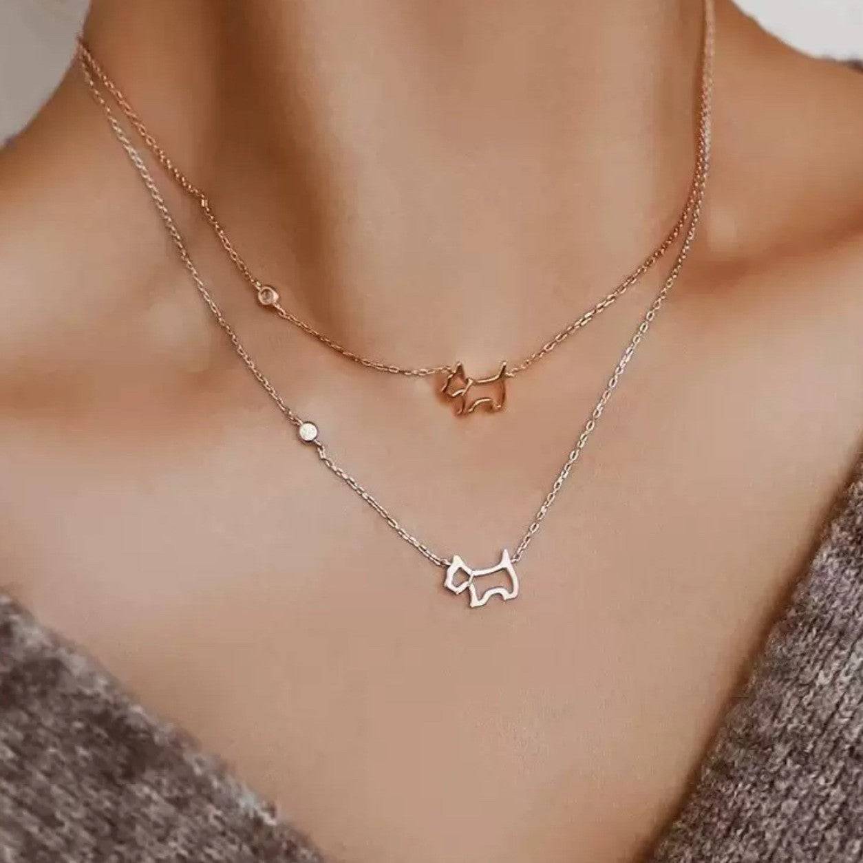 Pure Silver Puppy Pendant