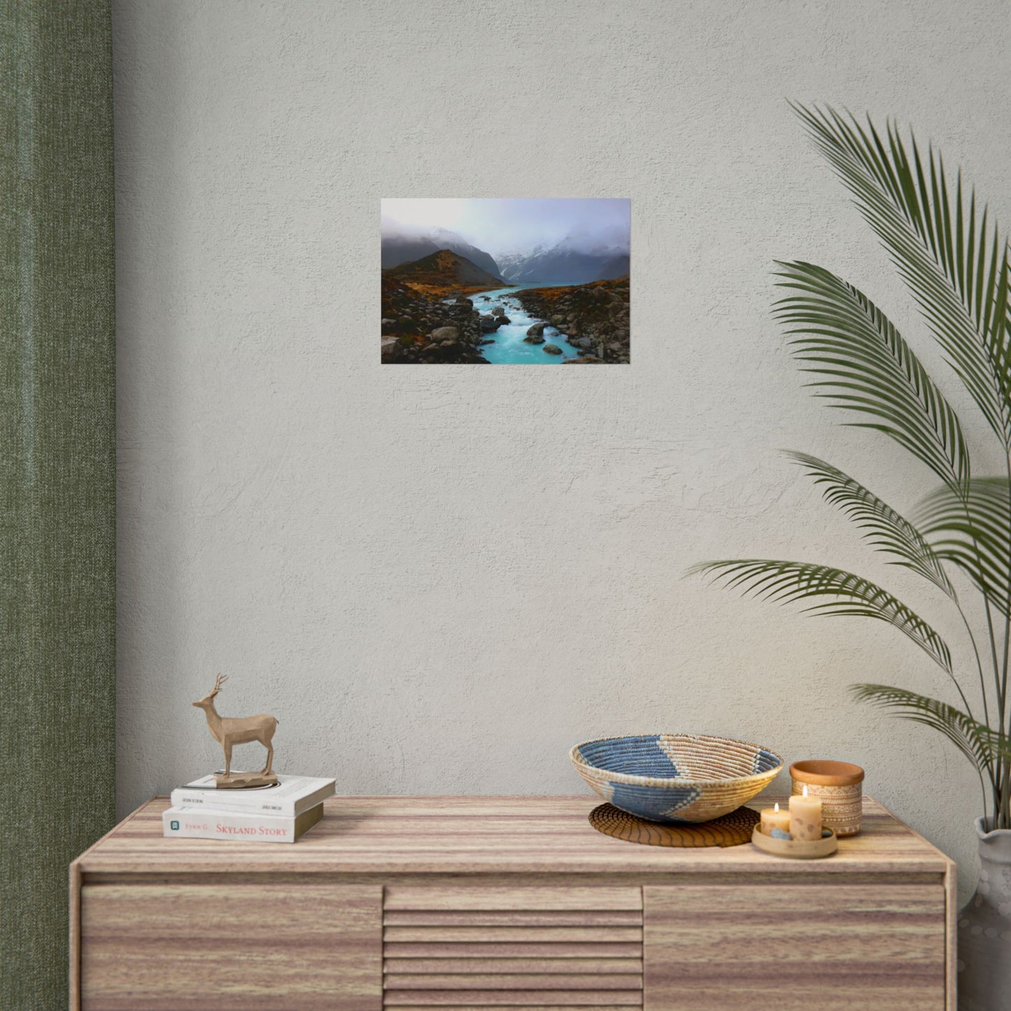 Unique New Zealand Landscape Painting Poster