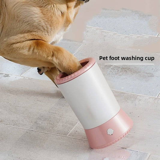 Pet Silicone Foot Washing Cup with Massage for Dogs