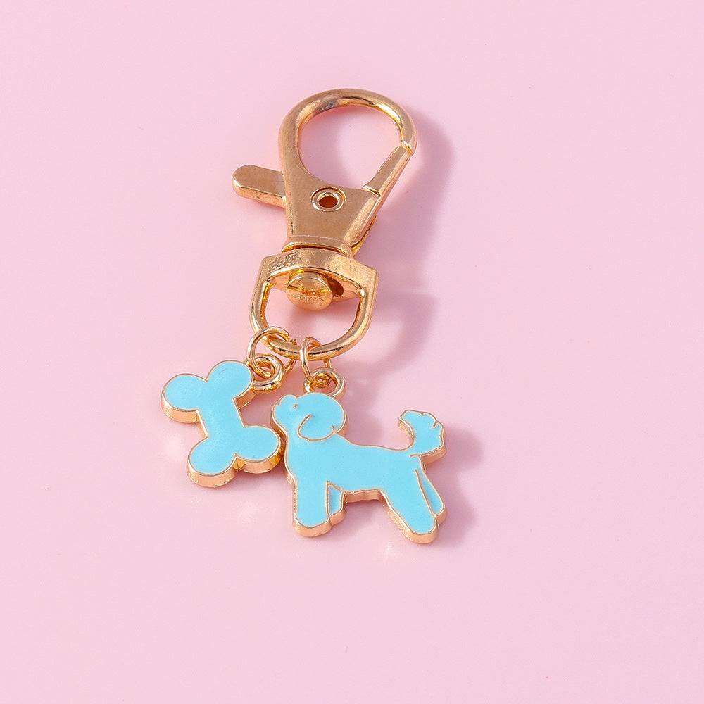 Pet Dog Bone Jewelry Pendant Blue