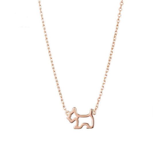 Pure Silver Puppy Pendant