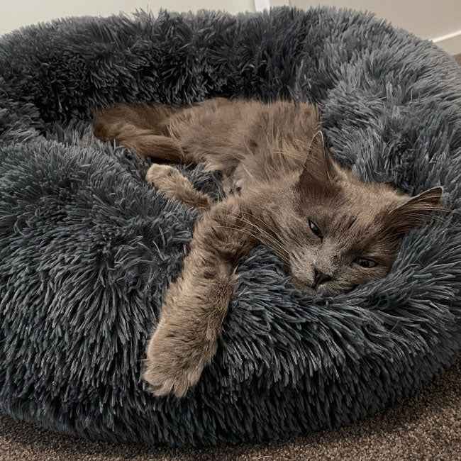 Brooklyn® Deep Sleep Cat Bed Chalk Grey