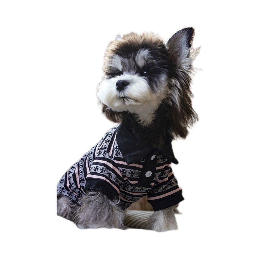 Stylish Plaid Polo T-Shirt for Dogs